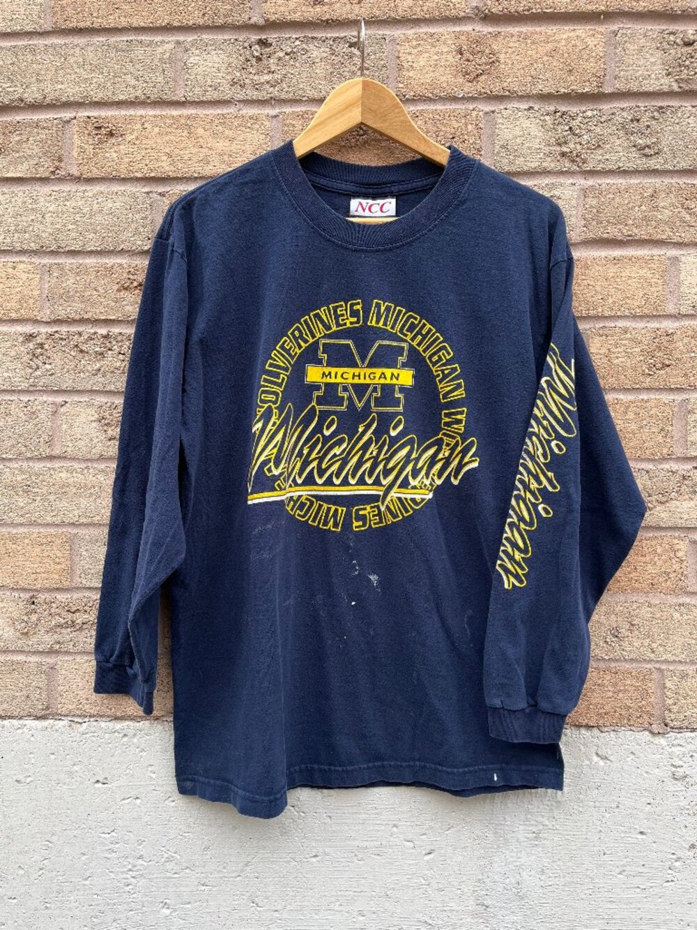 Vintage Michigan Wolverines NCAA Longsleeve